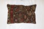 Brown Rustic Kurd Rug Pillow No. p4831
