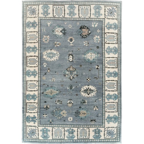 Oversize Vintage Inspired Oushak Carpet No. 10654