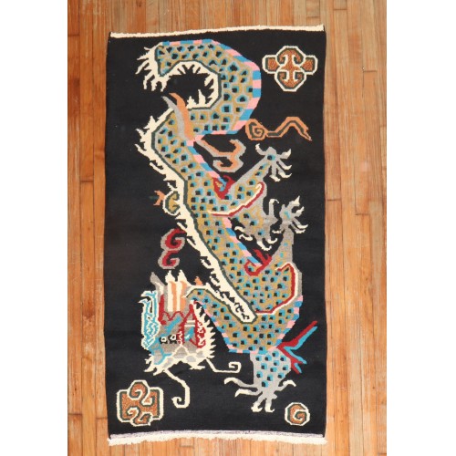 Dragon Tibetan Rug No. 31775