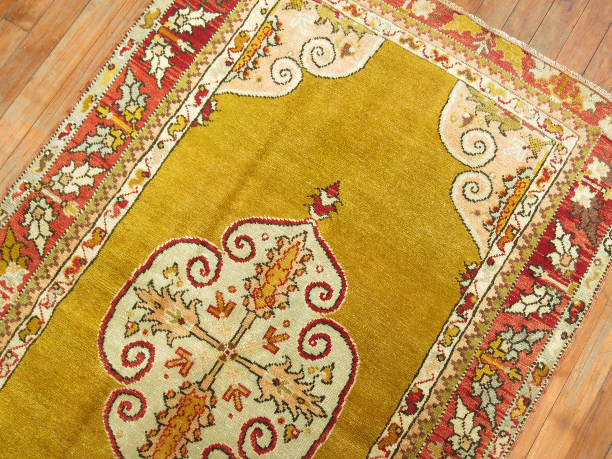 Yellow Turkish Rug No. 31154 - J&D Oriental Rugs Co. - Antique 