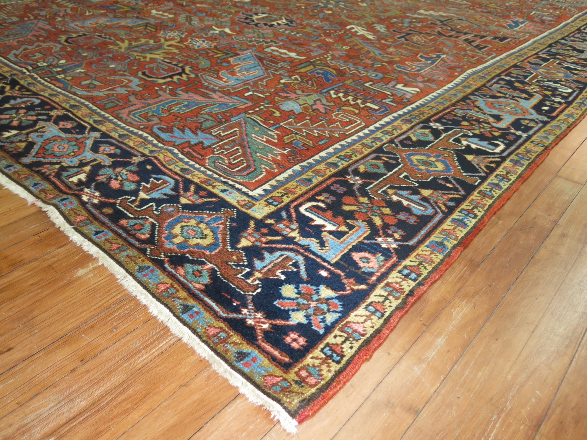 Vintage Persian Heriz No. 9016 J&D Oriental Rugs Co. Antique Decorative Oriental Rugs