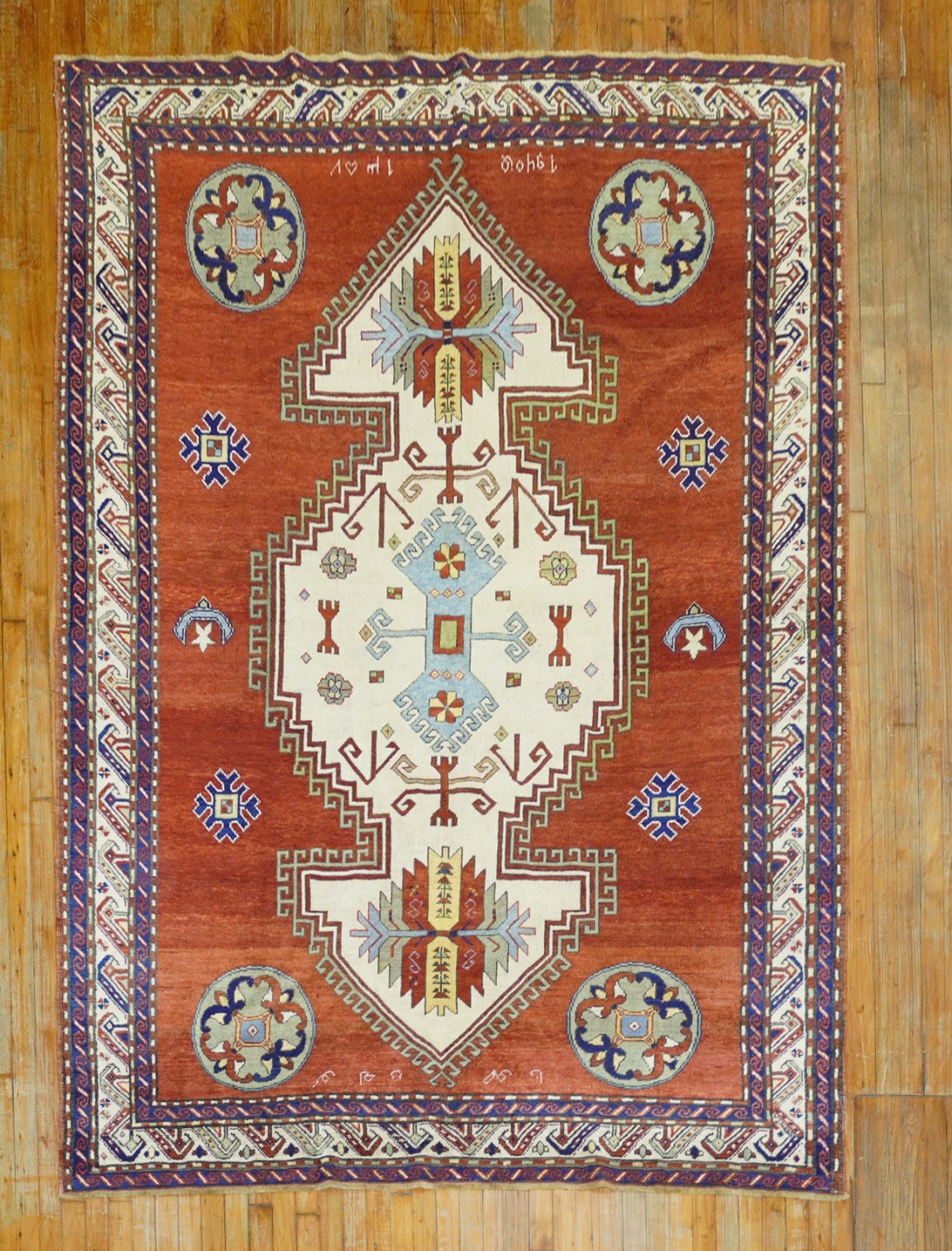 Antique Armenian Rug Dated 1940 No J1877 J D Oriental Rugs Co Decorative