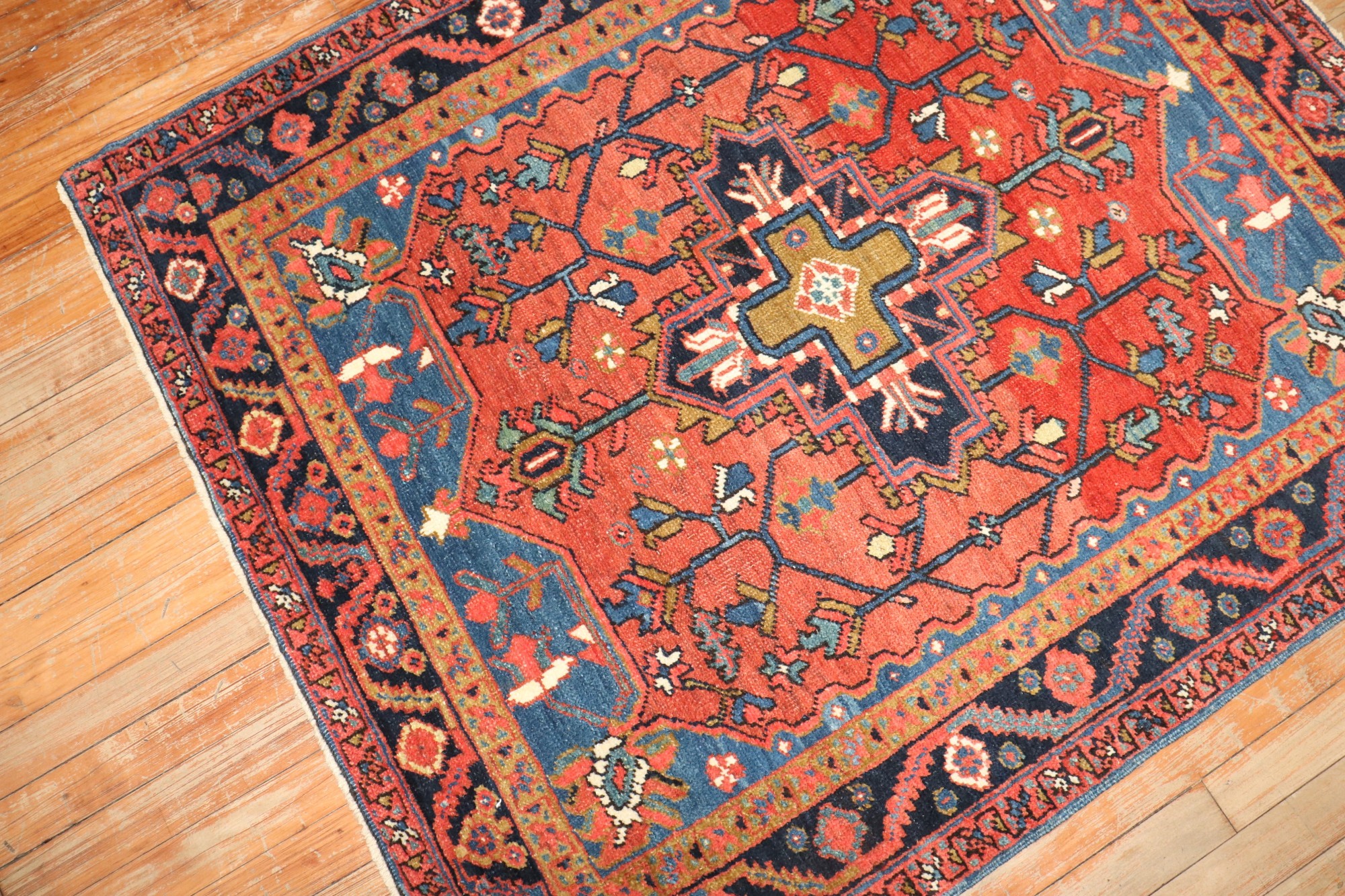 Antique Small Square Heriz No. j3712 - J&D Oriental Rugs Co. - Antique  Decorative Oriental Rugs