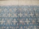 Blue Terracotta Cotton Antique Oversize Agra Rug No. 10306
