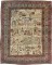 Phenomenal Antique Persian Kerman Pictorial Rug No. 10445
