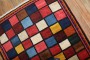 Checkerboard Vintage Gabbeh Rug No. 10587