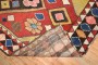 Colorful Gabbeh Accent Rug No. 10588