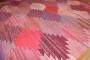 Oversize Purple Red Vintage Swedish Inspired Kilim No. 10706