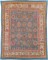 Blue Antique Turkish Oushak rug No. 10736