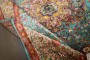 Turquoise Antique Silk Kashan Rug No. 10749