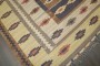 Vintage Rustic Swedish Kilim No. 10757