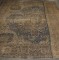 Worn Oversize Square Lavar Kerman Rug No. 10759