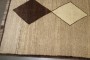 Geometric Brown Persian Gabbeh Rug No. 10765