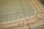 Mint Green Square Irish Donegal Rug No. 10786