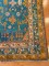 Square Blue Antique Oushak 19th Century Rug No. 10861