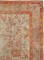 Large Square Ivory Antique Oushak Rug No. 10865