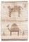 Vintage Animal Camel Motif Moroccan Rug No. 10871