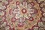 Persian Tabriz Medallion Scalloped Oval Rondel Rug No. 10875