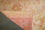 Pink Angora Wool 19th Century Oushak No. 10883