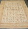 Ivory Antique Turkish Oushak Rug No. 10890