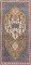 Rare Size Hamedan Serab Geometric Rug No. 10899
