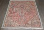 Square Antique Persian Heriz Intermediate Sampler Rug No. 10917