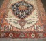 19th Century Ivory Ground Persian Serapi Rug No. 10926