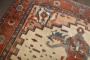 19th Century Ivory Ground Persian Serapi Rug No. 10926