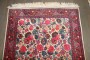 Pair of Ivory Floral Meshed Rugs No. 10951