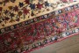 Ivory Silk Antique 19th Century Kashan Rug No. 10954