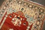 Mid 19th Century Hadji Jali Persian Tabriz Prayer Scroll Rug No. 10955