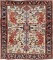 Ivory Square Antique  Serapi Rug No. 10963