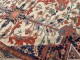 Ivory Square Antique  Serapi Rug No. 10963