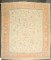 Ivory Peach Square Antique Oushak Large Square Rug No. 10968