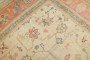 Ivory Peach Square Antique Oushak Large Square Rug No. 10968