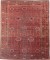 Rare Oversize Tribal Red Brown Beshir Rug No. 10977