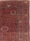 Rare Oversize Tribal Red Brown Beshir Rug No. 10977