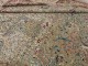 Large Green Indian Botanical Floral Antique Rug No. 10982