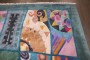 Postmodern Geometric Abstract Wool Art Carpet Signed  No. 10985