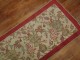 Turkish Narrow Floral ivory and red Runner No. 29513