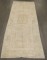 Ivory Orange Antique Oushak Scatter Rug No. j3814