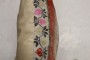 Large Floral Turkish Rug Pillow No. 30564