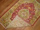 Colorful Vintage Turkish Oushak Throw Rug No. 31110