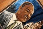 BLM Martin Luther King Machine Made Tapestry No. 31482