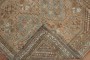Brown Tribal Persian Earth Tone Square Rug, No. 31501
