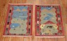 Folksy Set of Pictorial Persian Souf Gabbeh Carpets No. 31540