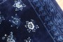 Square Floral Navy Chinese Rug No. 31629