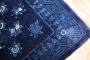 Square Floral Navy Chinese Rug No. 31629