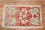 Red Floral Anatolian Scatter Rug No. 31755