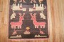Tibetan Vintage Deer Pictorial Rug No. 31780